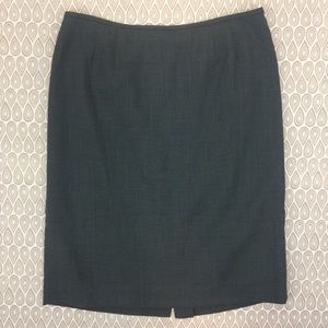 Kasper Women's Gray Pencil Skirt Size 16 E6